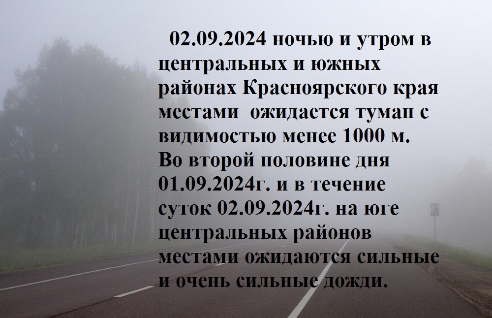 ПРЕДУПРЕЖДЕНИЯ О НЕБЛАГОПРИЯТНЫХ ЯВЛЕНИЯХ ПОГОДЫ.