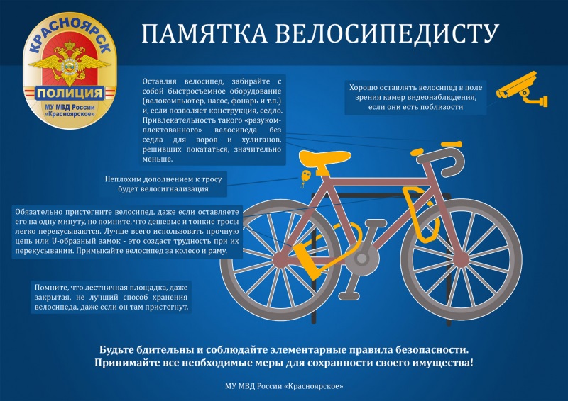 Памятка велосипедисту.